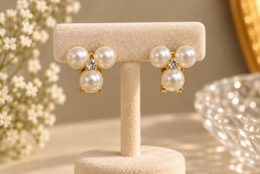 Pearl Blossom Studs - Image 3