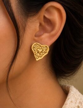 Golden Love Heart