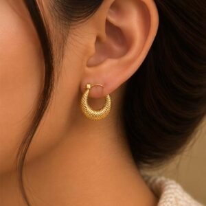Golden Aura Hoops